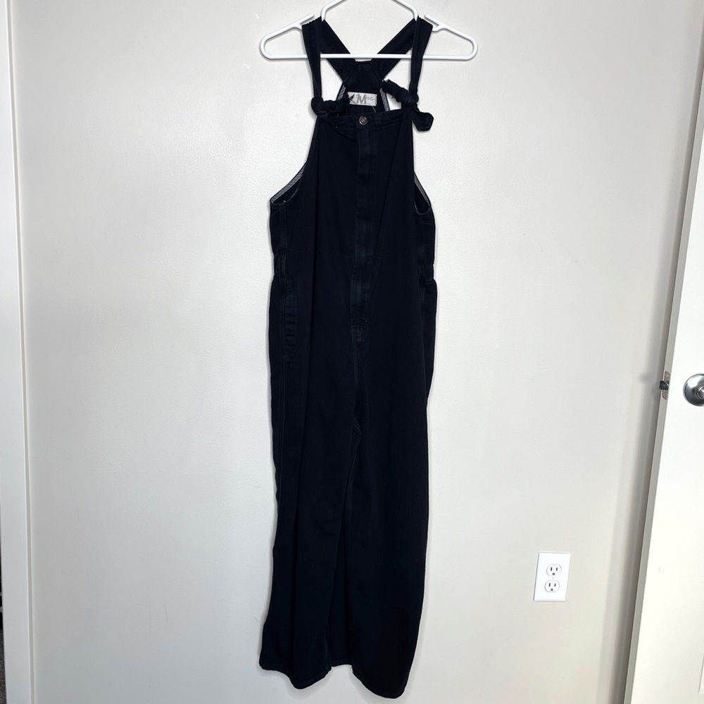 Free People Black Jumpsuit Overalls